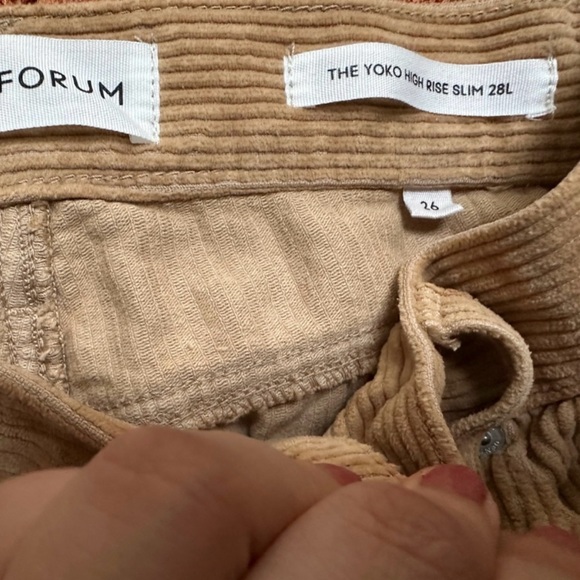 Denim Forum The Yoko High Rise 28L corduroy pants - Picture 4 of 4